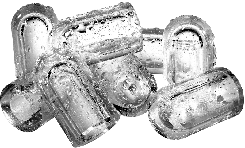 Glaçons creux
